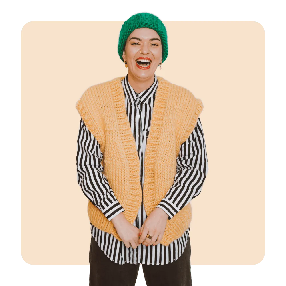 // Merino Knit Kit // Grandpa’s Cardi Vest