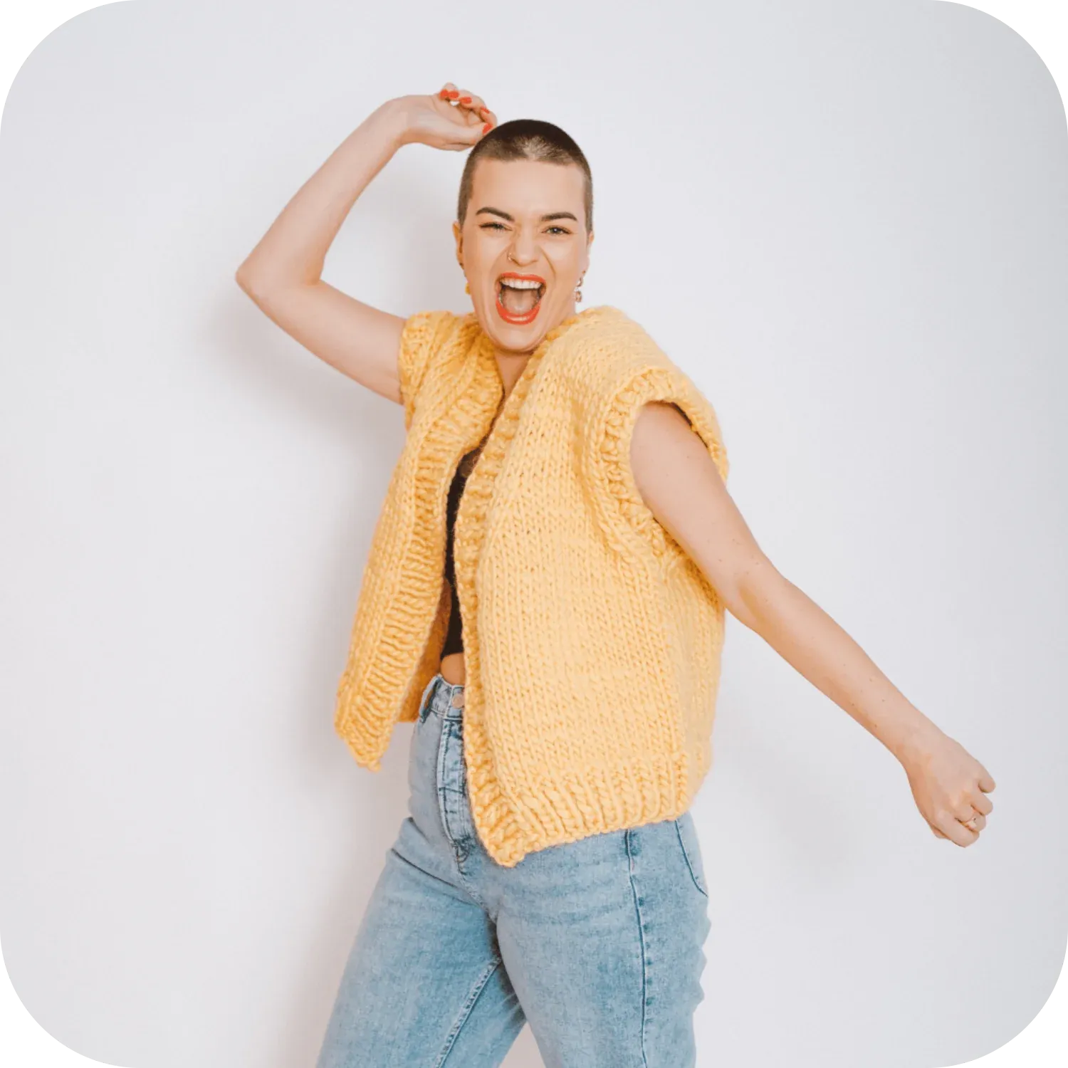 // Merino Knit Kit // Grandpa’s Cardi Vest