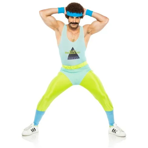 80S GYM Instructor Leotard