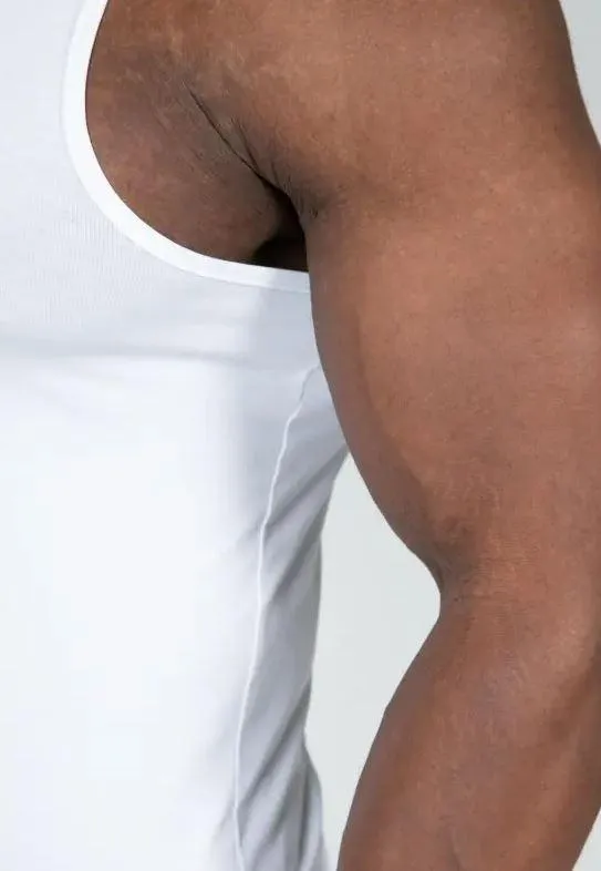 Gorilla Wear Adams Stretch Tank Top - White