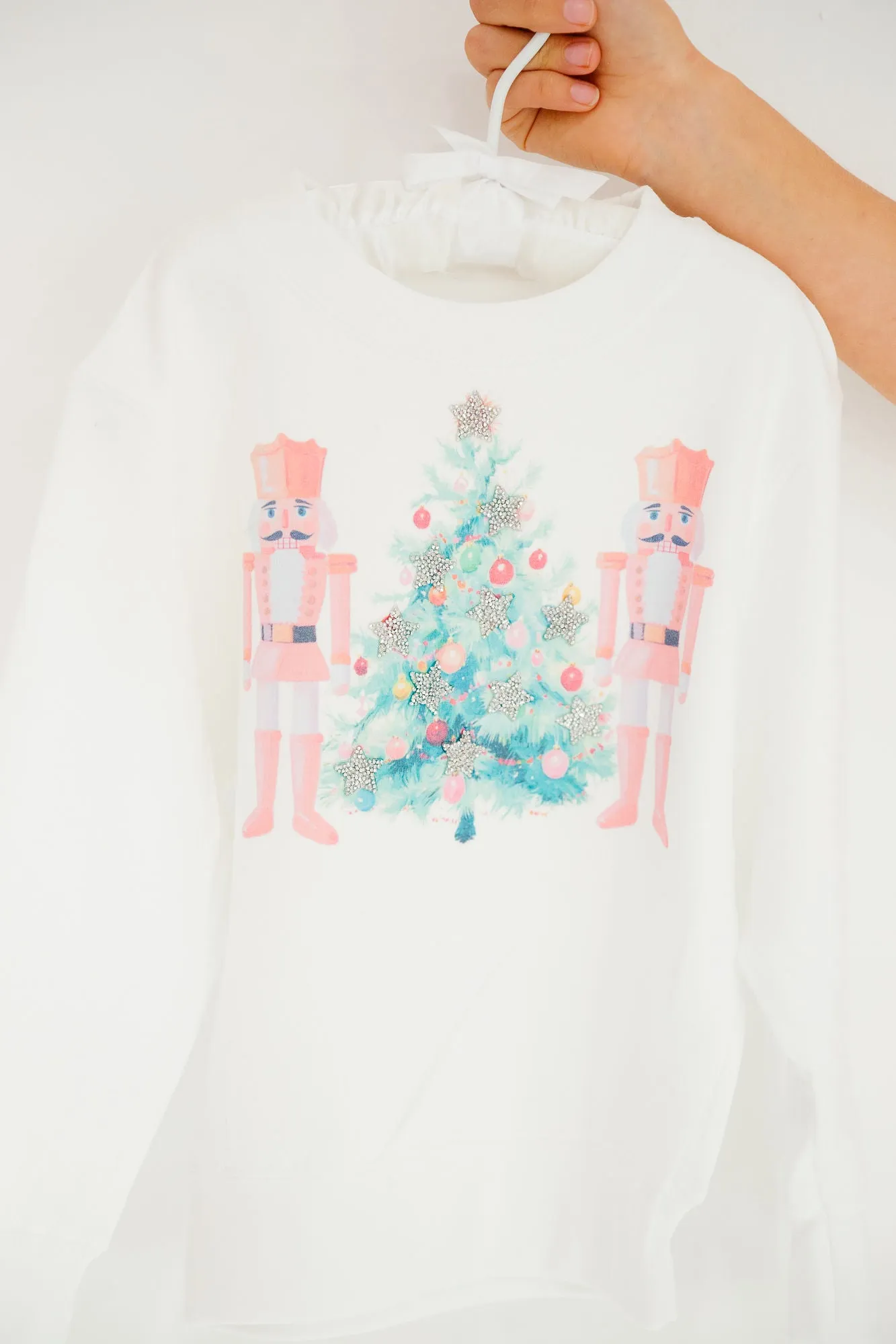 MINI KIDS NUTCRACKER TREE PULLOVER