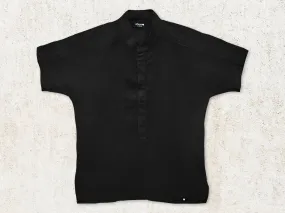 THE ROVI HENLEY SHIRT - Black