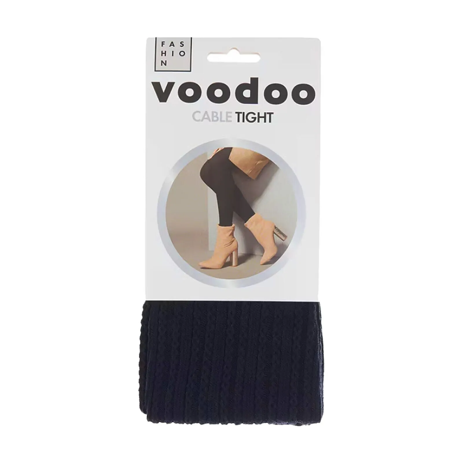 Voodoo 2 Pack Cable Tights Womens Thermal Pantyhose Stockings HXRY1N Bulk Uniform Navy Blue Knitted Leggings Pants